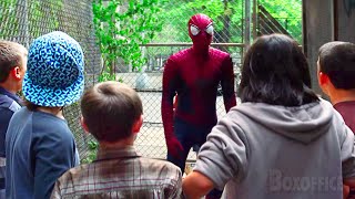 SpiderMan VS Bullies  The Amazing SpiderMan 2  CLIP [upl. by Pinsky669]