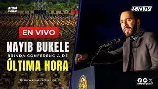 ENVIVO Cadena Nacional Presidente Nayib Bukele Brinda Conferencia de Prensa de Última Hora [upl. by Radnaskela]