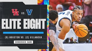 Villanova vs Houston  Elite Eight NCAA tournament extended highlights [upl. by Erised924]