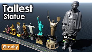 Tallest Statue Size Comparison [upl. by Clifton]