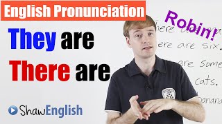 English Pronunciation They are  There are [upl. by Melda957]