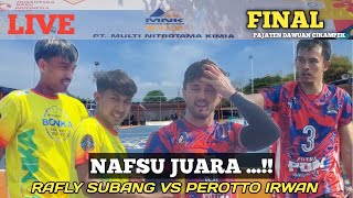 FINAL IRWAN PEROTTOKONATE VS RAFLY SUBANGFAJARAZIZ BC PDM VS BONKA MNK CUP [upl. by Dnomyaw]