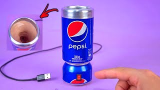 Make Amazing Mixer Magnetic Mug Using Soda Cans [upl. by Tnecnev]