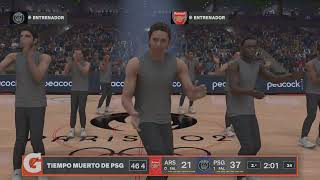 NBA 2K24  PSG VS ARSENAL [upl. by Einahpetse901]