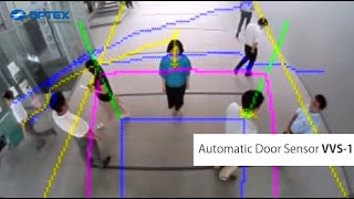 OPTEX  Automatic Door Sensor VVS1 [upl. by Etoile977]