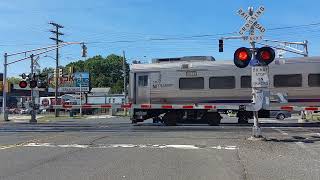 Asbury Ave level crossing Asbury Park NJ [upl. by Leanne609]