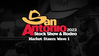 San Antonio Livestock Show 2023  Market Steers Wave 1 [upl. by Kirimia]