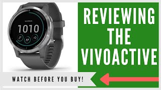 ✅ GARMIN VIVOACTIVE 4 GOLF WATCH An HONEST Review [upl. by Mccurdy512]