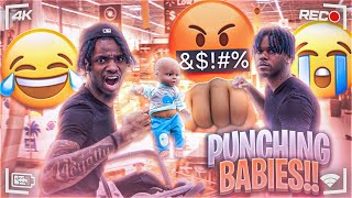 Punching A Baby In Public Prank prank viral recommended [upl. by Renzo]