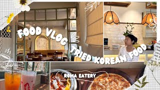 FOOD VLOG trying KOREAN food  review cute Korean store after college vlog ShillongIndia 🇮🇳 [upl. by Lesna]