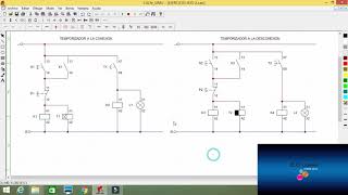 CONTROLES ELECTRICOS Y AUTOMATIZACION  temporizadores ejercicio 2 CADE SIMU [upl. by Ahsatniuq]