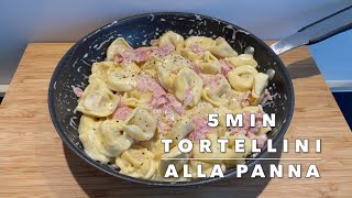 Tortellini alla Panna in 5min einfach schnell und lecker [upl. by Arved554]