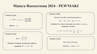 Matura Rozszerzona  maj 2024  PEWNIAKI [upl. by Gagliano]