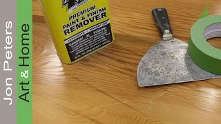 How To Strip and Refinish a Wooden Countertop [upl. by Glanville]