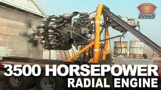 Wright R335093B 18 Cylinder Radial Engine Startup [upl. by Seline]