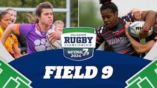 2024 Collegiate Rugby Championship  Field 9  Day 3  Session 1 [upl. by Redfield]