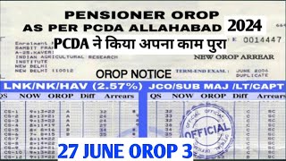 OROP3 पर PCDA और कोर्ट का तोहफा DADR  OROP3 ARREAR जारी Equal MSP amp 8th CPCorop DADR OROP [upl. by Un395]