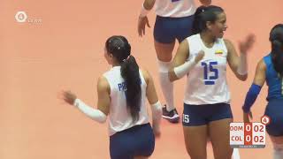 08 25 24 VOLEIBOL SALA PANAMERICANO NORCECA TERCER LUGAR DOMINICANA VS COLOMBIA [upl. by Sopher]