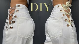 DIY  Corset Jeans [upl. by Ohara]