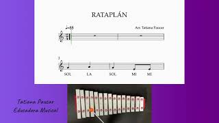 RATAPLÁN  Canción Xilófono y Piano [upl. by Ikik]