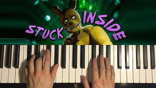 FNAF Song  Stuck Inside Piano Tutorial Lesson  Living Tombstone CG5 Black Gryph0n [upl. by Ainyt]