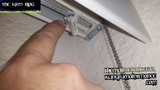 Clear View Replacing Missing Vertical Blind Carrier Stem Plus Comb Gear Maintenance Repair Video [upl. by Lledal609]