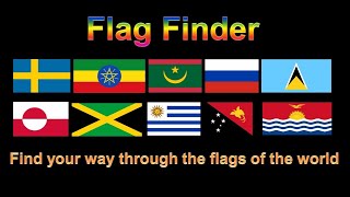 Flag Finder – Find your way through the flags of the world [upl. by Diraf]