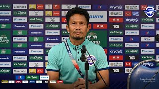 Post Match Interview │ ชลบุรี เอฟซี 40 สุพรรณบุรี เอฟซี [upl. by Ellevel]