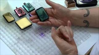 Fused Glass Tutorial w Tanya Veit of AAE Glass amp Fusing Party  Shimmer Mica Sheets amp Engraving [upl. by Fogarty]