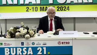 Faruk Dilaver  2024 Bursa Kitap Fuarı Konferansı [upl. by Eioj526]