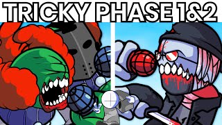 Hank vs Tricky Phase 1 amp 2 Hanks Vocal  Friday Night Funkin Madness Combat Mod [upl. by Ahc]