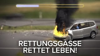 Neue Version Rettungsgasse rettet Leben [upl. by Fenelia365]