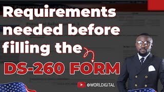 Requirements needed in filling the DS260 Form [upl. by Shih]