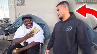 Hstikkytokky Talks To The Homeless in LA [upl. by Naginnarb]