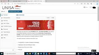 UNISA MOOC TEST amp Accepting Offer [upl. by Nifled]