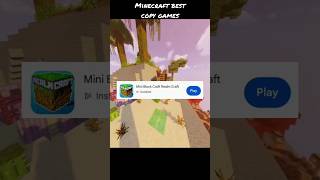 Top 3 Games like Minecraft 😲 Minecraft Copies 😱shorts minecraftshorts [upl. by Neirda997]