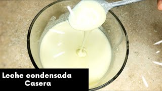 Cómo hacer LECHE CONDENSADA casera con leche líquida 🥛 ¡Solo 2 ingredientes [upl. by Adnerak]