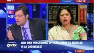 How Dare You Say I Take Money Arnab Goswami Asks Ms Meenakshi Lekhi [upl. by Giacobo]