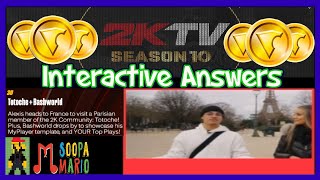 NBA 2K24 2KTV Answers Episode 30 shorts [upl. by Zaid]