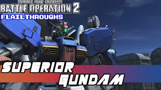 Gundam Battle Operation 2 MSA0011 Superior Gundam [upl. by Akiemahs144]