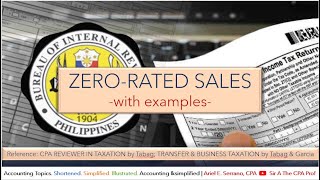 Zero Rated Sales [upl. by Ailemor]