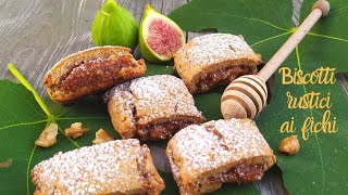 Biscotti rustici con farina di farro integrale e fichi freschi [upl. by Sungam]