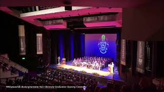 BNU Graduation  Wycombe Swan Theatre  High Wycombe Buckinghamshire England [upl. by Lednyc]