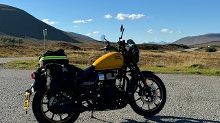 Royal Enfield goes to Ullapool [upl. by Elleimac]