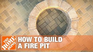 DIY Fire Pit How to Build a Fire Pit  The Home Depot [upl. by Skilken712]