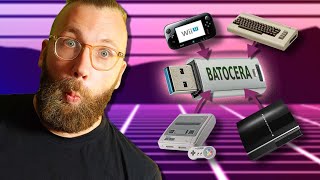 Eine komplette Spielkonsole auf einem USBSTICK  Batocera Linux [upl. by Nnahaid]