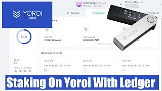 Yoroi Wallet Staking Tutorial  Staking Cardano Using Ledger Nano [upl. by Llertnor]