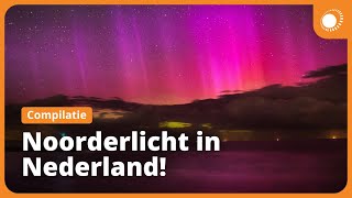 Noorderlicht in Nederland  Weeronline [upl. by Notsnorb]