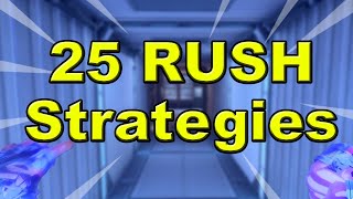 25 RUSH STRATEGIES Tips and Tricks for EVERY Map  Valorant [upl. by Nitreb]