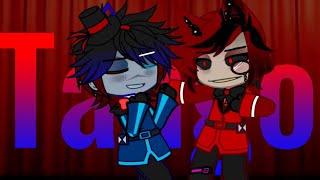 Horny Angry Tango  Alastor amp Vox  One sided radiostatic  Hazbin Hotel  Gacha Club [upl. by Niamreg]